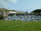 Porthleven inner harbour from the Harbour Head. 25 May 2003.